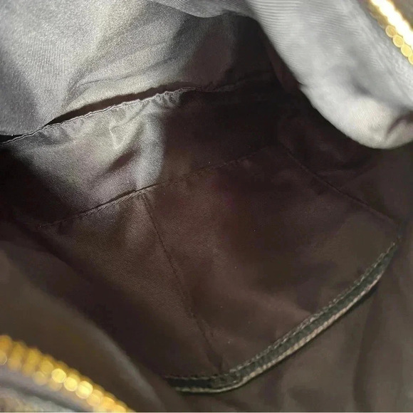 Steve Madden NEW Without Tags Jet Black Pebble Leather Crossbody Bag Purse - Picture 10 of 16